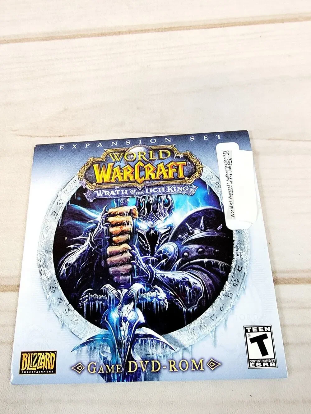 World of Warcraft: Wrath of the Lich King (PC 2008) Expansion Set Disc & Code